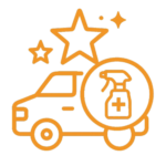Clean, Sanitized, Comfortable Vehicles​